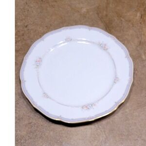 Mikasa Bone China Romantic Garden Capri Dinner Plate Floral Gold Rim